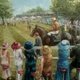Выставка картин, посвященных лошадям, пройдет в Москве. Елена Эрёш "Old Ascot Paddock"