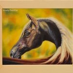 Блондинка. Портрет арабсrой лошади в развороте 