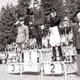 Олимпийский подиум Хельсинки, 1952 год: бронза – Андрэ Жуссом (Франция), золото – Энри Сен Сир (Швеция), серебро – Лиз ХАРТЕЛ (Дания)