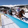 На Зимних скачках в Швейцарии треснул лед.
