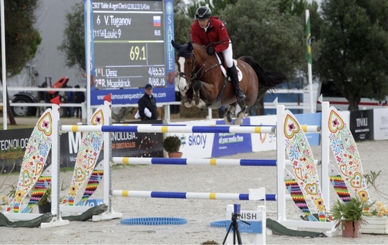 Владимир Туганов в призах на турнире CSI5*-W 