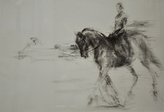 Лошади в графике художницы из ЮАР