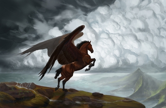 Картины со сказочными лошадьми 