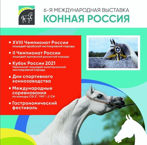 Международная выставка «Конная Россия» состоится 10-12 сентября
