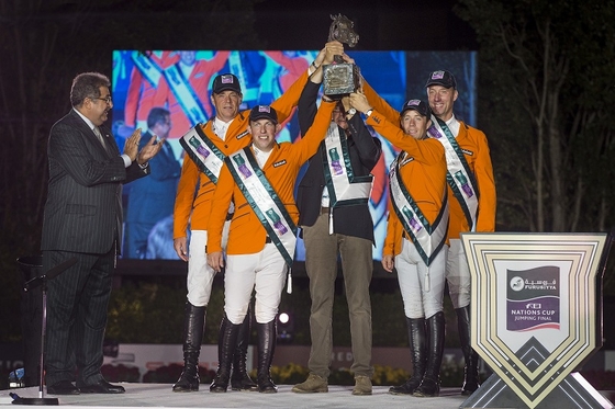 Голландцы выиграли финал Кубка Наций по конкуру