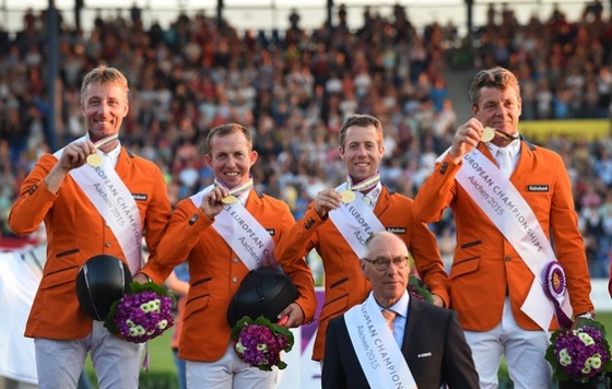 Голландцы выиграли чемпионат Европы по конкуру