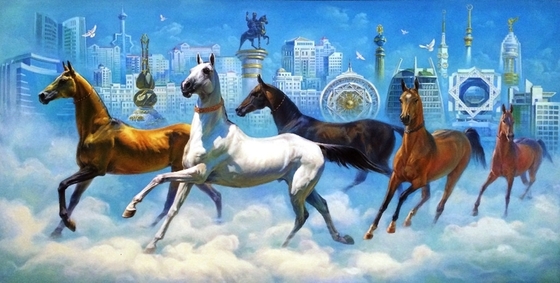 Международный «конкурс красоты» среди ахалтекинских лошадей будет проведен в Ашхабаде