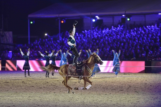 Карабахские скакуны - на Королевском Виндзорском конном шоу!