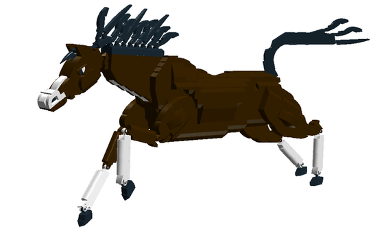 Новая модель лошади Lego