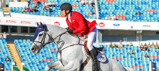 Туганов и Горбачева в призах в CSI5* по конкуру в Дубае