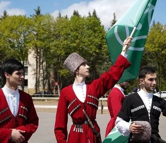 Открытый чемпионат КЧР по джигитовке